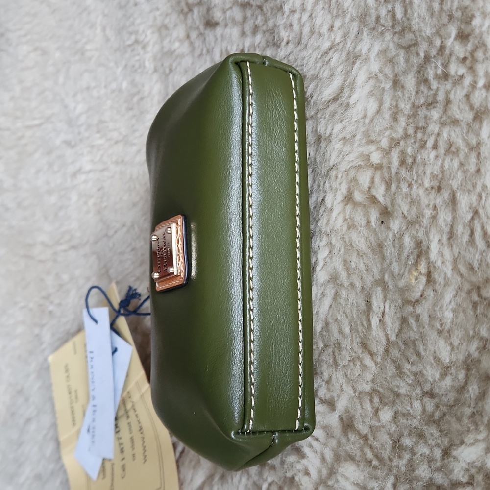 NWT Dooney & Bourke Olive Green Leather Kisslock Large Framed Purse π«πβ€οΈπ - Picture 14 of 16
